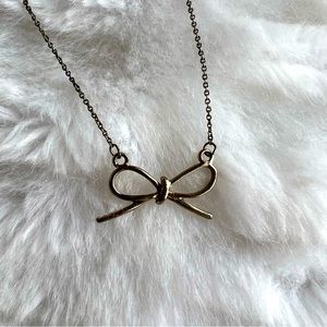 American Eagle bow necklace